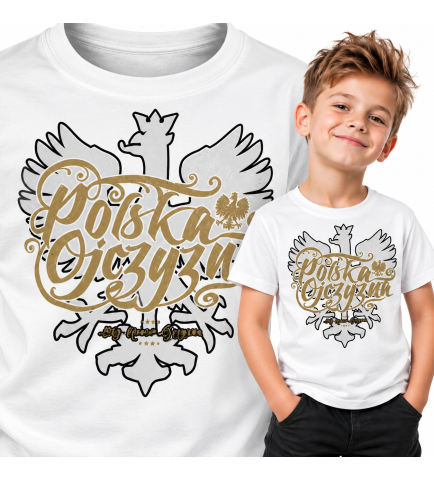 KOSZULKA DZIECIĘCA Patriotyczna  POLSKA OJCZYZNA BHO